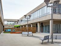 Outdoor seating at The Icon | Apartment In St. Louis, MO