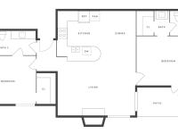 2 Bedroom, 2 Bathroom