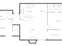 2 Bedroom, 2 Bathroom