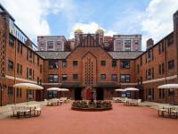 Courtyard area of the Pennsylvania Apartment Building