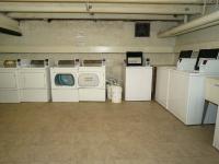 Washing and drying machines of the laundry facilities