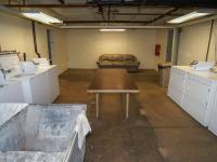 Laundry facility of the Kingsford building.