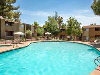 resort style pool with lounge chairs at Copper Canyon