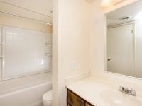 full bath with shower tub combo and white vanity at Bridge Lane