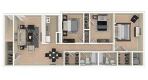 VairoVillage 3BD 2Bath 1100sqft