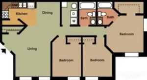 Three Bedroom Two Bath | Clearfield UT Apartments | Heather Estates