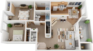 wyeast pointe 2 bedroom floor plan gold