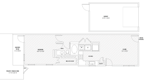 1 Bedroom Floor Plan | Apartments In McKinney TX | Luxe Prosper
