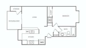 One Bedroom Renovated | 1 bed 1 bath | 583 sq ft