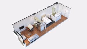 Studio/One Bathroom