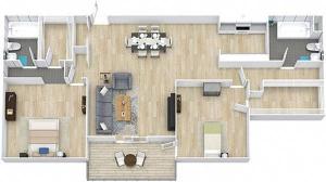 Floorplan - Upgraded 2x2 (Panorama) (B6Uli)