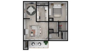 Prosper Senatobia A1- 1 Bed 1 Bath 805 Sq Ft