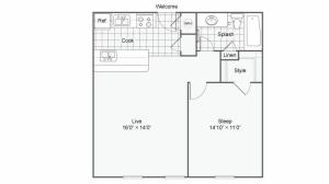 The Hub at Baton Rouge Apartment Homes Apartments For Rent Baton Rouge LA 70808 Floor Plan