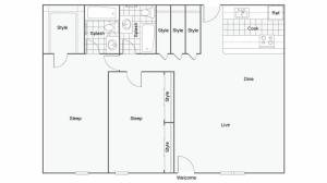 The Hub at Baton Rouge Apartment Homes Apartments For Rent Baton Rouge LA 70808 Floor Plan