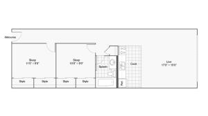 Floor Plan 14 | Apartments In Denver | Renew on Stout