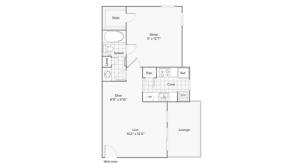Floor Plan | ReNew Midland Apartment Homes for Rent in Midland TX 79703