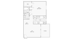 Floor Plan | ReNew Midland Apartment Homes for Rent in Midland TX 79703