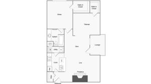 Floor Plan Image | ReNew Andrews Apartment Homes for Rent in Midland TX 79707