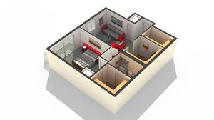 Bedroom Floor Plan | Apartments In Highwood IL | Arrive North Shore