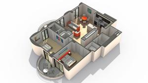 2 Bedroom Floor Plan | Apartments Wheaton IL | ReNew Wheaton Center