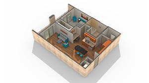 Floor Plan | Arrive River Oaks Apartment Homes for Rent in Houston TX 77098