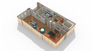 Floor Plan | Arrive River Oaks Apartment Homes for Rent in Houston TX 77098