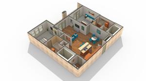 Floor Plan | Arrive River Oaks Apartment Homes for Rent in Houston TX 77098