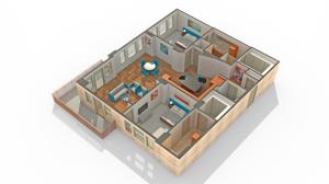 Floor Plan | Arrive River Oaks Apartment Homes for Rent in Houston TX 77098