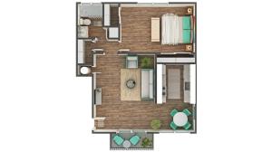 Floor Plan Layout | ReNew Park Blu Apartment Homes for Rent in Fairfield CA 94533