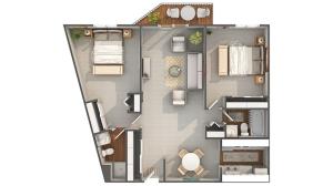 Floor Plan Image | Arrive 4301