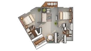 Floor Plan Image | Arrive 4301