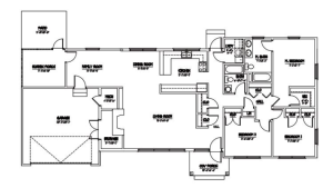 3 Bedroom Floor Plan | Base Housing Camp Lejeune | Atlantic Marine Corps Communities at Camp Lejeune
