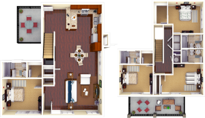 4 Bedroom Floor Plan