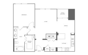 Denver Penthouse | 1 bed 1 bath | from 928 square feet