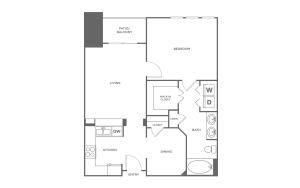 Breckenridge Penthouse | 1 bed 1 bath | from 866 square feet
