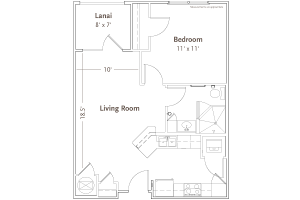SEVILLE | 1 Bed 1 Bath