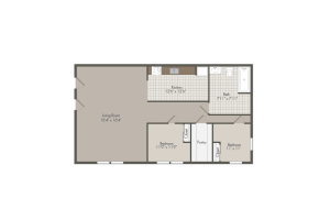 Two Bedroom Floorplan