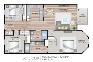 1187 Square Feet