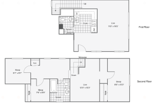 Decatur Deluxe Renovated Floorplan Image