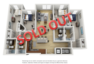 4 bed apartment in tennessee