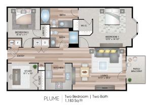 1183 Square Feet