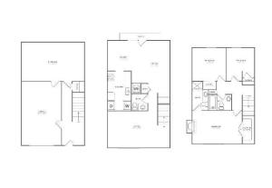 Laurel Oak | 3 bed 2 bath | 1660 sq ft