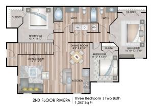 2nd Floor Riviera  floorplan