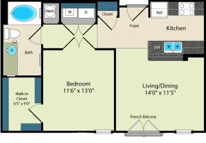 668 Square Feet