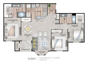 1300 Square Feet
