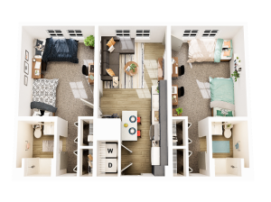 2 Bedroom 2 Bathroom B2