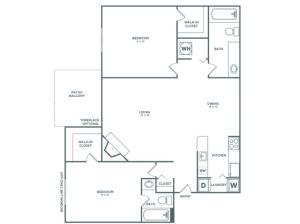 B2R Maple RENO | 2 x 2 | 935 sq ft