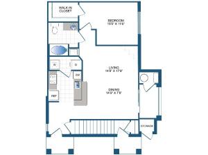 Churchville | 1 bed 1 bath | 842 sq ft
