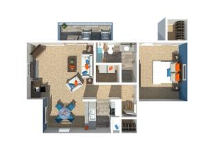 1 Bedroom 751