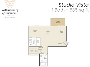 Studio Apartment in Cincinnati, OH